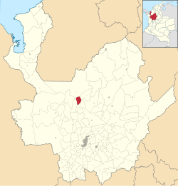 Location of the municipality and town of Toledo, Antioquia in the Antioquia Department of Colombia