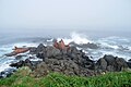 Russian ship abandoned after being stranded off Cape Nosappu Lighthouse (2009 August)