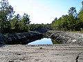 A new retention pond in a new subdivision in Carolina Forest.