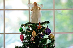 Angel as tree top decoration