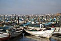 Tschinagln u Kahna inn Hafn vo Nuadibu, franz. Nouadhibou.