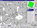 Image 46Mapping can be done with GPS and laser rangefinder directly in the field. Image shows mapping of forest structure (position of trees, dead wood and canopy). (from Cartography)