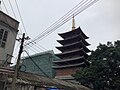 新建的雙峰寺雙塔（2023年5月拍攝）