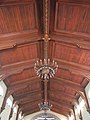 The ceiling of the nave