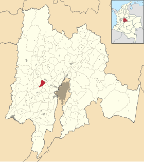 Localisation de Zipacón