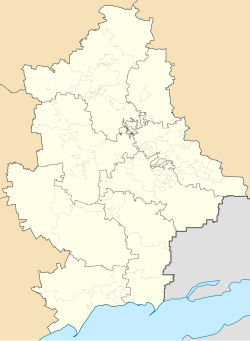 Olkhovatka is located in Donetsk Oblast