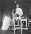 Anastasia Nikolaevna af Ruslands "selfie" via spejl, 1914
