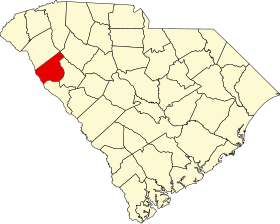 Localisation de Comté d'Abbeville(Abbeville County)