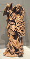 «Архангел Михаїл вражає Диявола», деревина, Іспанія, до 1500 року. Художній інститут Чикаго