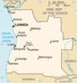 Mapa de Angola