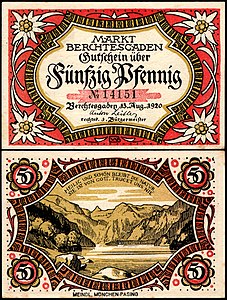 1920 Berchtesgaden 50 Pfg 1920