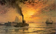 Edward Moran, New York Harbor