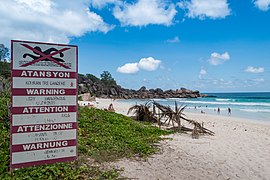 No swimming - Seychelles islands (27825460139).jpg