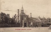 The ornate Stanmore station (c.1905)