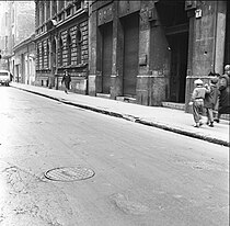 Krúdy utca, looking towards the Nagykörút, in 1961