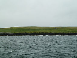 Muckle Green Holm seen from the north-west