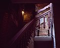 Ground-floor exterior stairwell