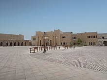 The Katara cultural village is designed to be a hub of human interaction connecting theatre, literature, music, visual art, conventions and exhibitions in a planned development on the waterfront.[᱑]