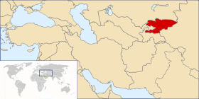 Vendndodhja - Kirgizistani