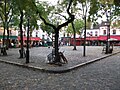 Place du Tertre en tidlig morgen.