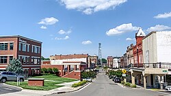 Main Street in the downtown district of Morristown.