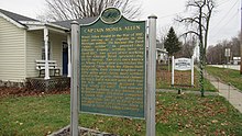 Captain Moses Allen historic marker