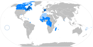 フランス語圏の分布