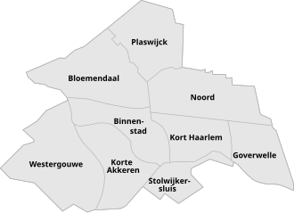 Wijkindeling Gouda