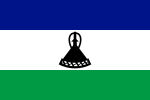 Flag of Lesotho (Mokorotlo)