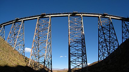 Tren a las nubes’nin geçtiği La Polvorilla Viyadüğü