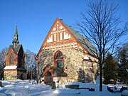 The church in winter