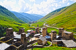 Svaneti obrambne hiše-stolpi