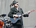 Leonard Cohen en la Kastelo de Edinburgo, julio 2008