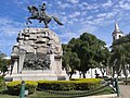 Monumento al Gral. San Martín, plaza 25 de Mayo en la ciudad de Corrientes.