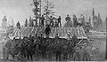 Image 12Loggers at Russell Camp, Aroostook County, ca. 1900 (from History of Maine)