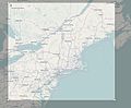 Screenshot of open Source OSM for Northeast region