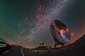 Comet Lovejoy over La Silla Observatory.[9]