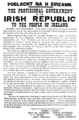 Proclamation of 1916
