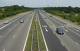 De M23 in West Sussex