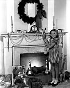 Wood with her Mexican Chihuahua in 1947