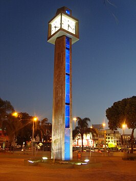 Gedeeltelijke weergave van Praça do Relógio in het centrum van Taguatinga