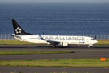 ANA Boeing 737-800 in Star Alliance livery