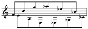 Movement I tone row