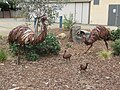 Emu Family Sculpture at Spirit of the Land Festival