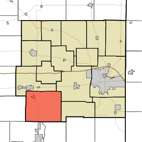 Location in Wayne County