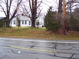 Mowry House c. 1690, on Providence Pike in North Smithfield