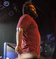 Bas performing at The Mod Club in Toronto during Too High to Riot Tour in 2016