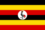 Flag of Uganda (Grey crowned crane)