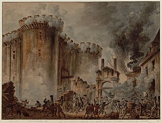 Prise de la Bastille le 14 juillet 1789 par Hoüel