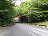 Covered bridge on the scenic drive